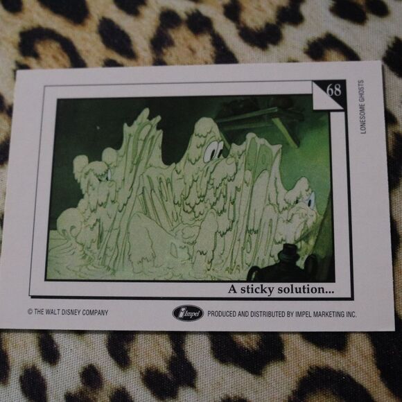 FS Lonesome Ghosts #E68 Disney Card - Picture 2 of 2
